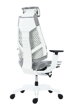Genidia - moderná ergonomická stolička - biela MESH