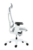 Genidia - moderná ergonomická stolička - biela MESH
