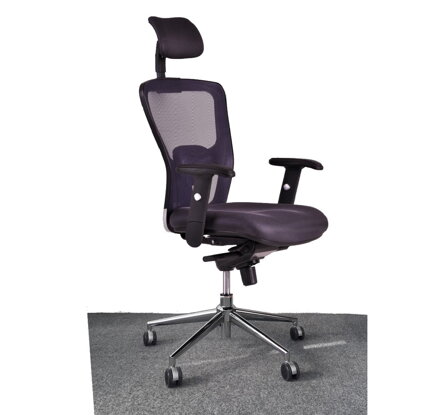 DIKE SP CHR - ergonomická kancelárska stolička s opierkou hlavy